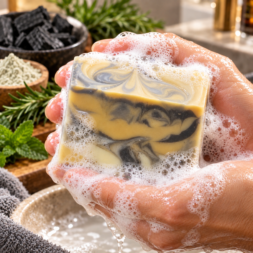 Black Mineral Natural Soap