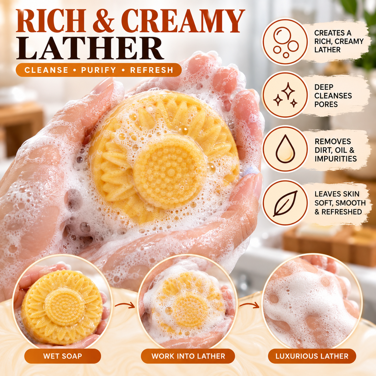 Turmeric & Kojic Acid Facial Soap