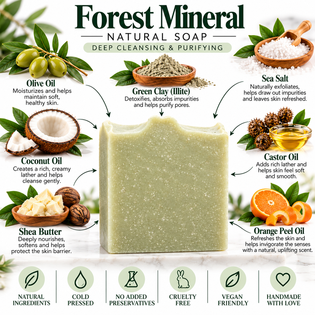 Forest Mineral Natural Soap