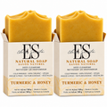 Elora Scenta Turmeric & Honey Natural Soap, handcrafted in Canada with raw honey, turmeric and sweet orange essential oil.