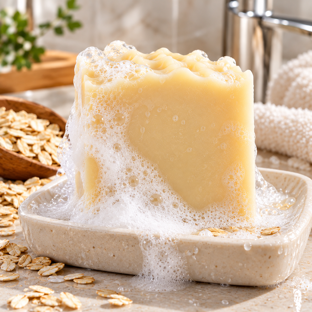 Unscented Goat Milk & Oatmeal Soap