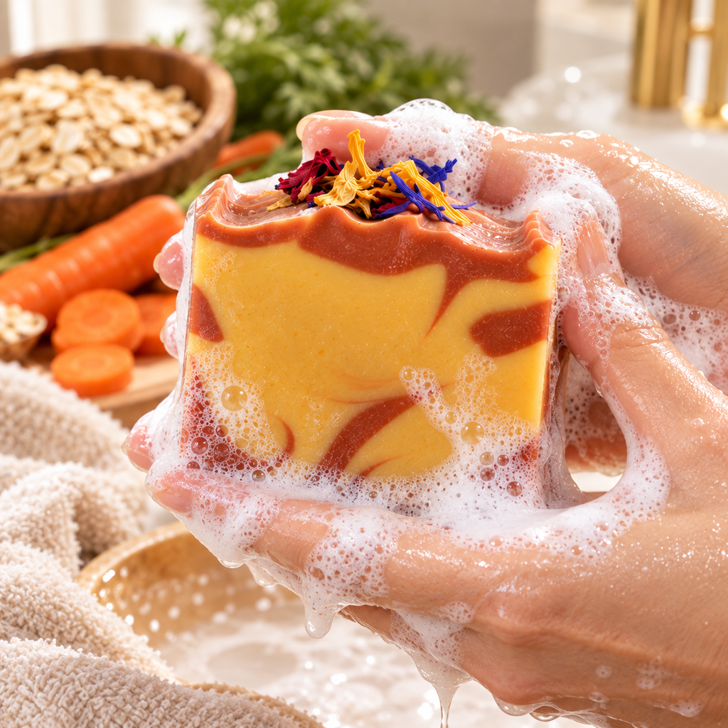 Oatmeal & Carrots Natural Soap