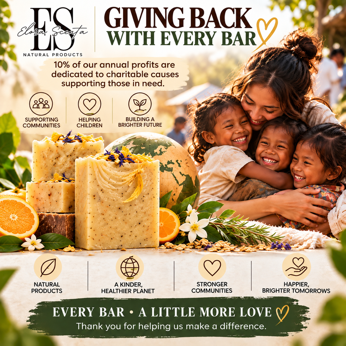 Zesty Citrus Natural Soap