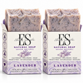 Elora Scenta Lavender Natural Soap handmade with lavender essential oil and kaolin clay